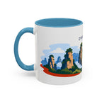 Zhangjiajie Coffee Mug | Travel Destination Souvenir Gift | Accent Color Ceramic 11oz 15oz