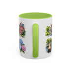 Providence Illustrated Travel Mug | City Souvenir Accent Coffee Mug | 11oz 15oz Ceramic Cup
