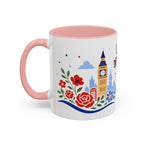 United Kingdom Coffee Mug | Travel Souvenir Accent Mug | Country Gift Ceramic Cup 11oz 15oz