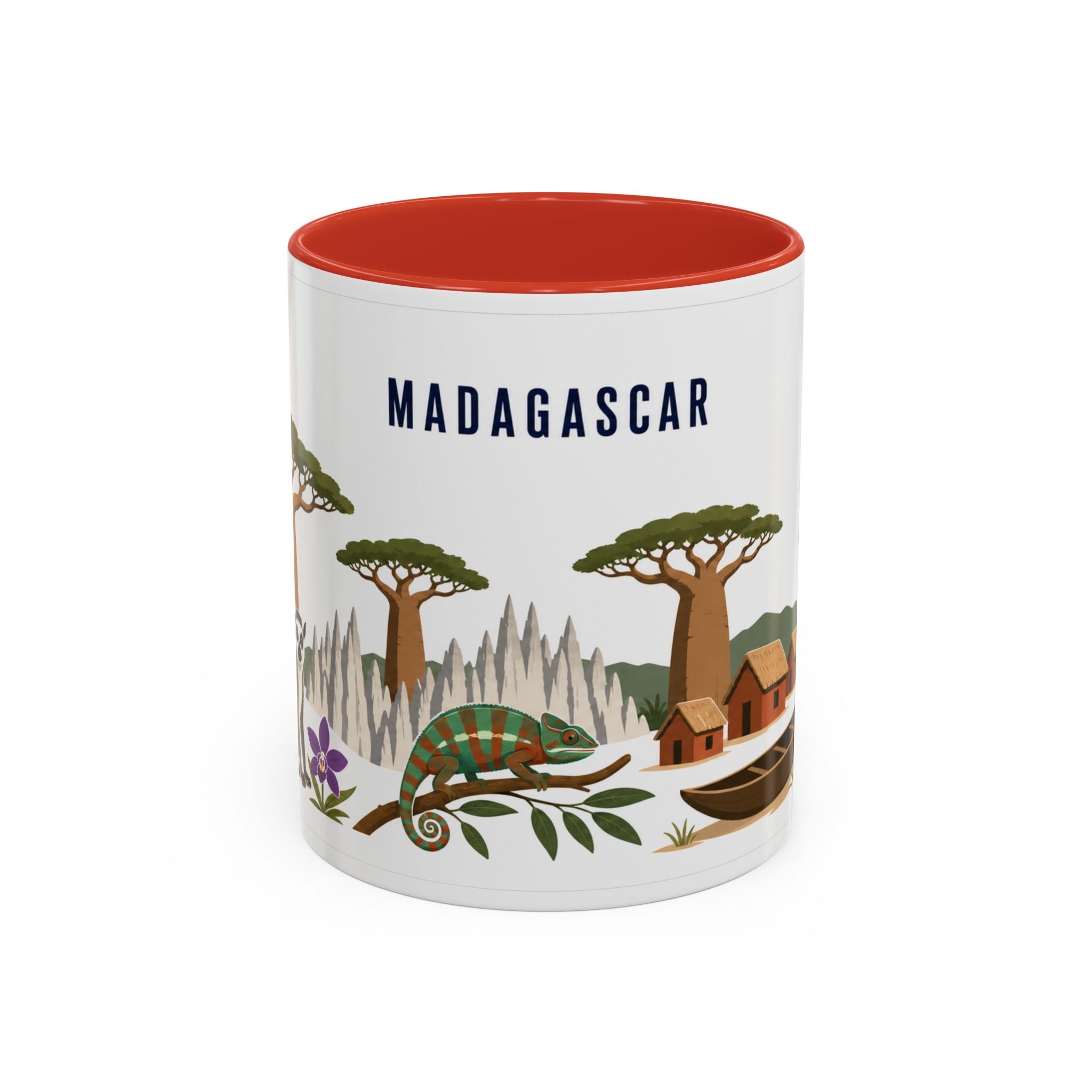 Madagascar Home Country Mug | Moving Away Gift | Long Distance Friendship | 11 oz 15 oz Accent Mug