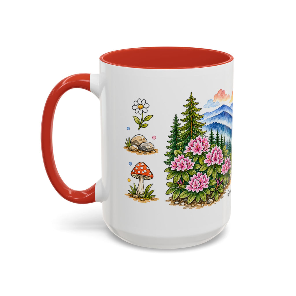 Great Smoky Mountains National Park Mug | US Travel Souvenir Accent Coffee Mug | 11oz 15oz Ceramic Cup