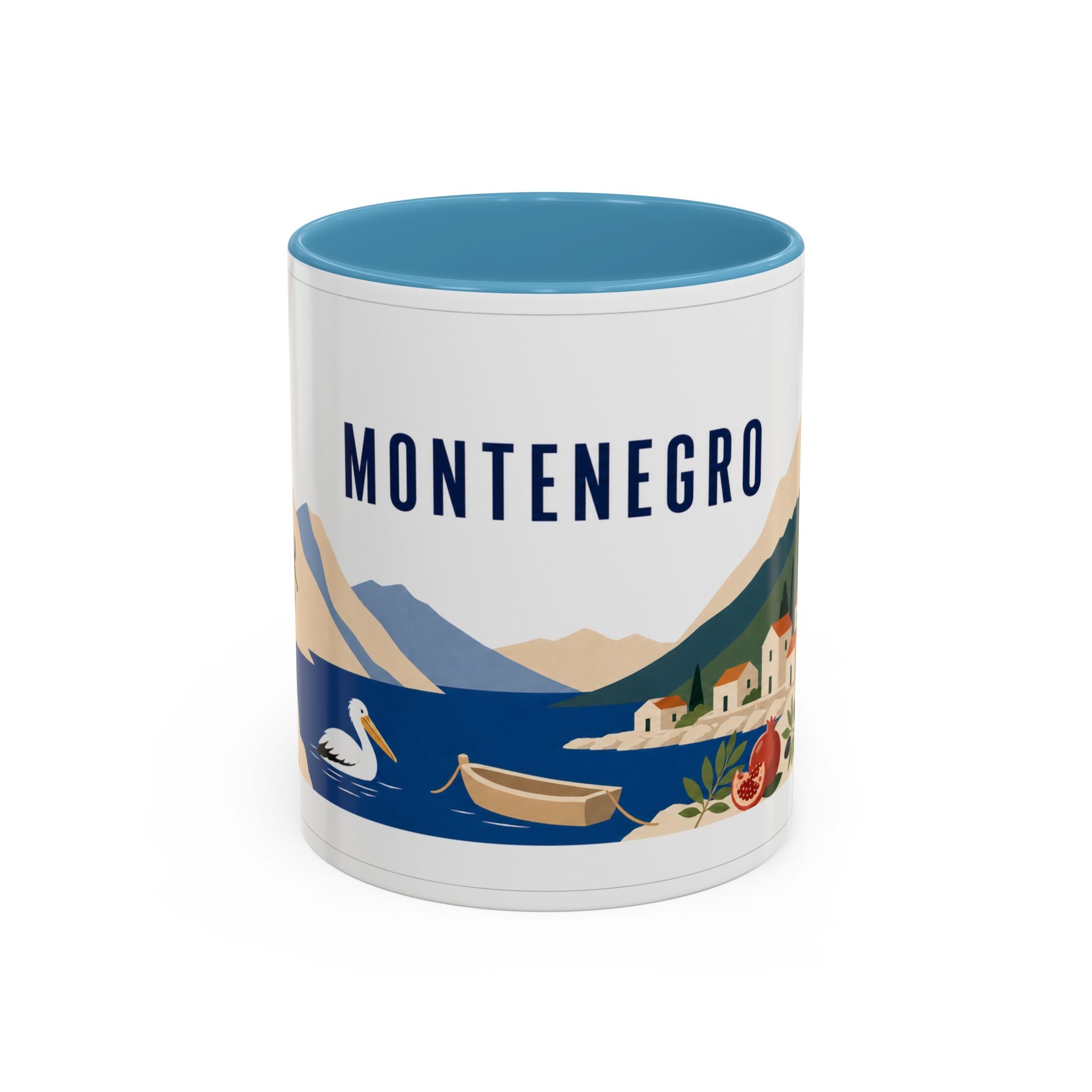 Montenegro Coffee Mug | Travel Souvenir Accent Mug | Country Gift Ceramic Cup 11oz 15oz