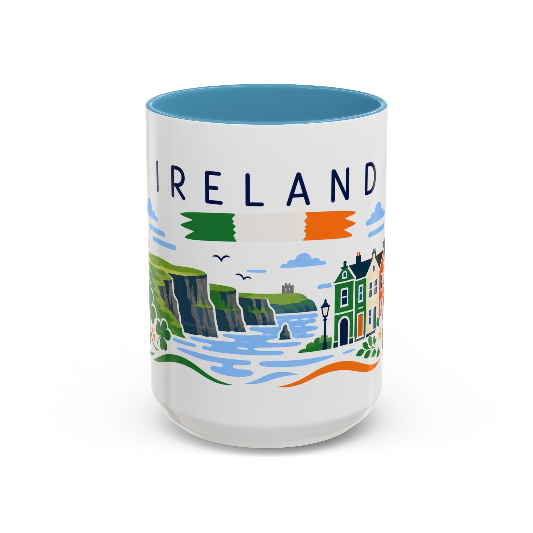 Ireland Coffee Mug | Travel Souvenir Accent Mug | Country Gift Ceramic Cup 11oz 15oz