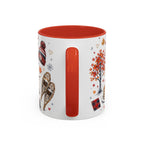 Maple Leaf Forever Coffee Mug | Canadian Pride Gift | Accent Color Ceramic 11oz 15oz