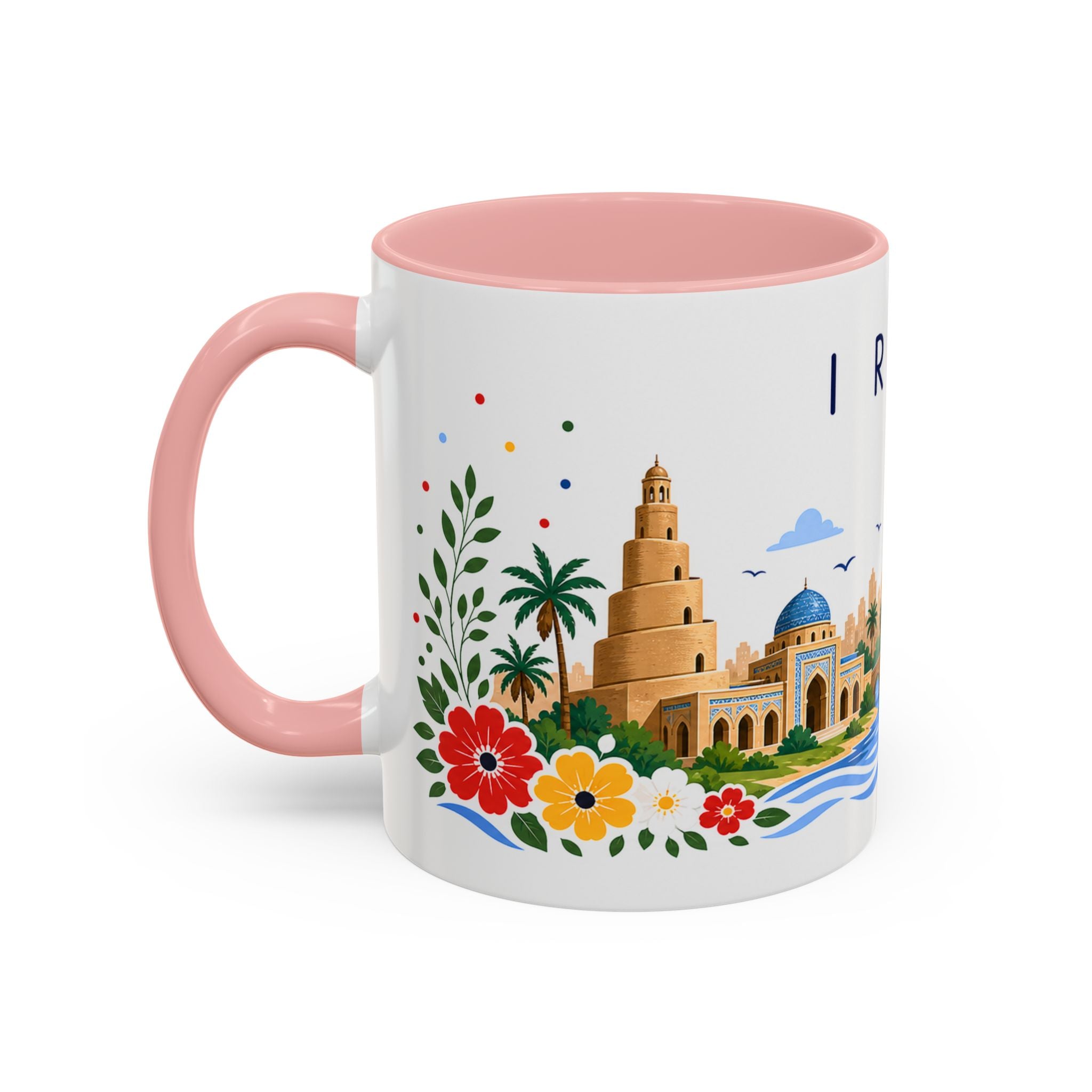 Iraq Coffee Mug | Travel Souvenir Accent Mug | Place Gift Ceramic Cup 11oz 15oz