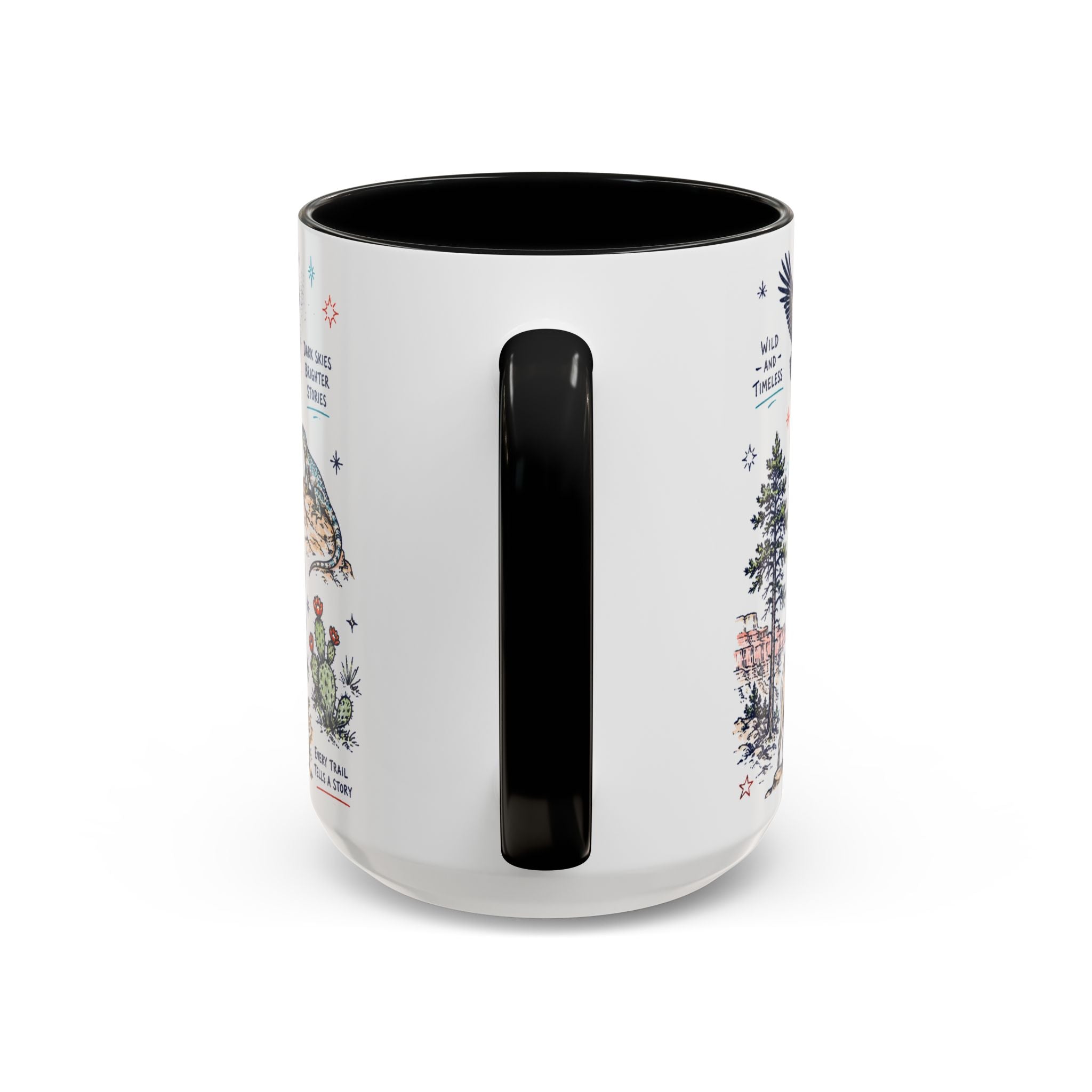 Grand Canyon National Park Coffee Mug | Hiking Camping Nature Gift | Accent Color Ceramic 11oz 15oz