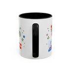 Copenhagen Coffee Mug | Postage Stamp Collage Mug | Travel Souvenir Accent Cup 11oz 15oz
