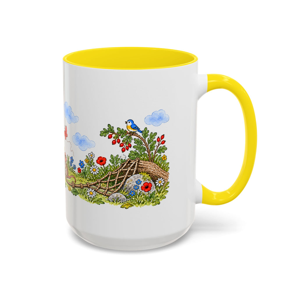 The Lion and the Mouse Mug | Storybook Fairy Tale Accent Coffee Mug | EveryLegend
