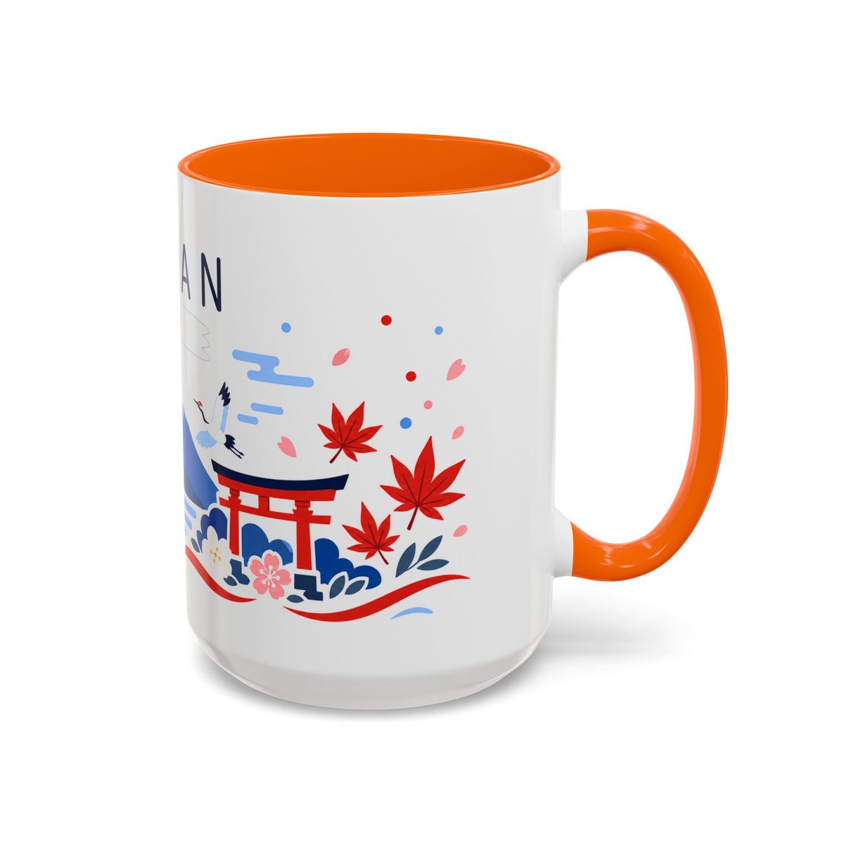Japan Coffee Mug | Travel Souvenir Accent Mug | Country Gift Ceramic Cup 11oz 15oz
