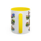 Bilbao Illustrated Travel Mug | City Souvenir Accent Coffee Mug | 11oz 15oz Ceramic Cup
