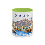 Oman Coffee Mug | Travel Souvenir Accent Mug | Place Gift Ceramic Cup 11oz 15oz