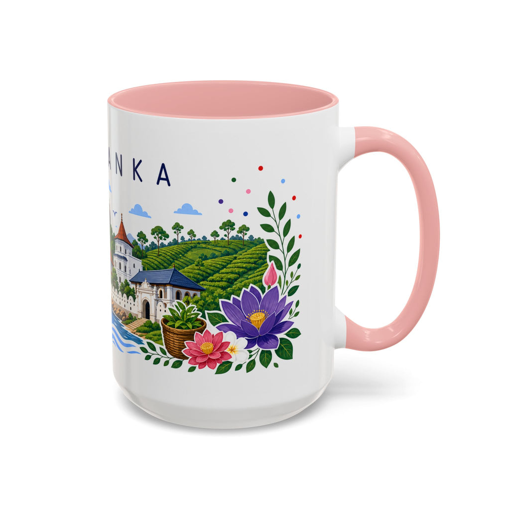 Sri Lanka Coffee Mug | Travel Souvenir Accent Mug | Place Gift Ceramic Cup 11oz 15oz