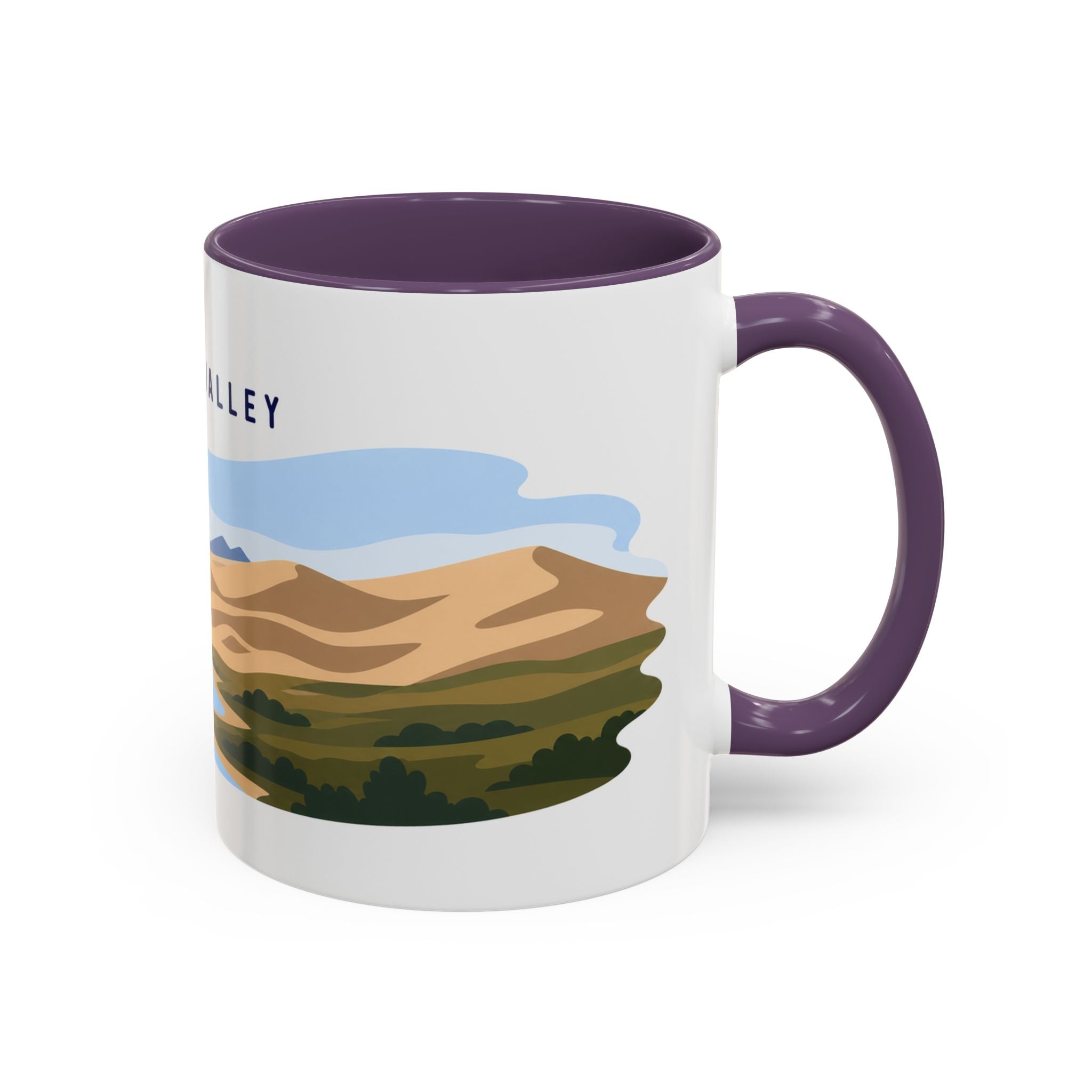 Kobuk Valley National Park Coffee Mug | Solid Color Block Park Souvenir | 11oz 15oz Accent Mug