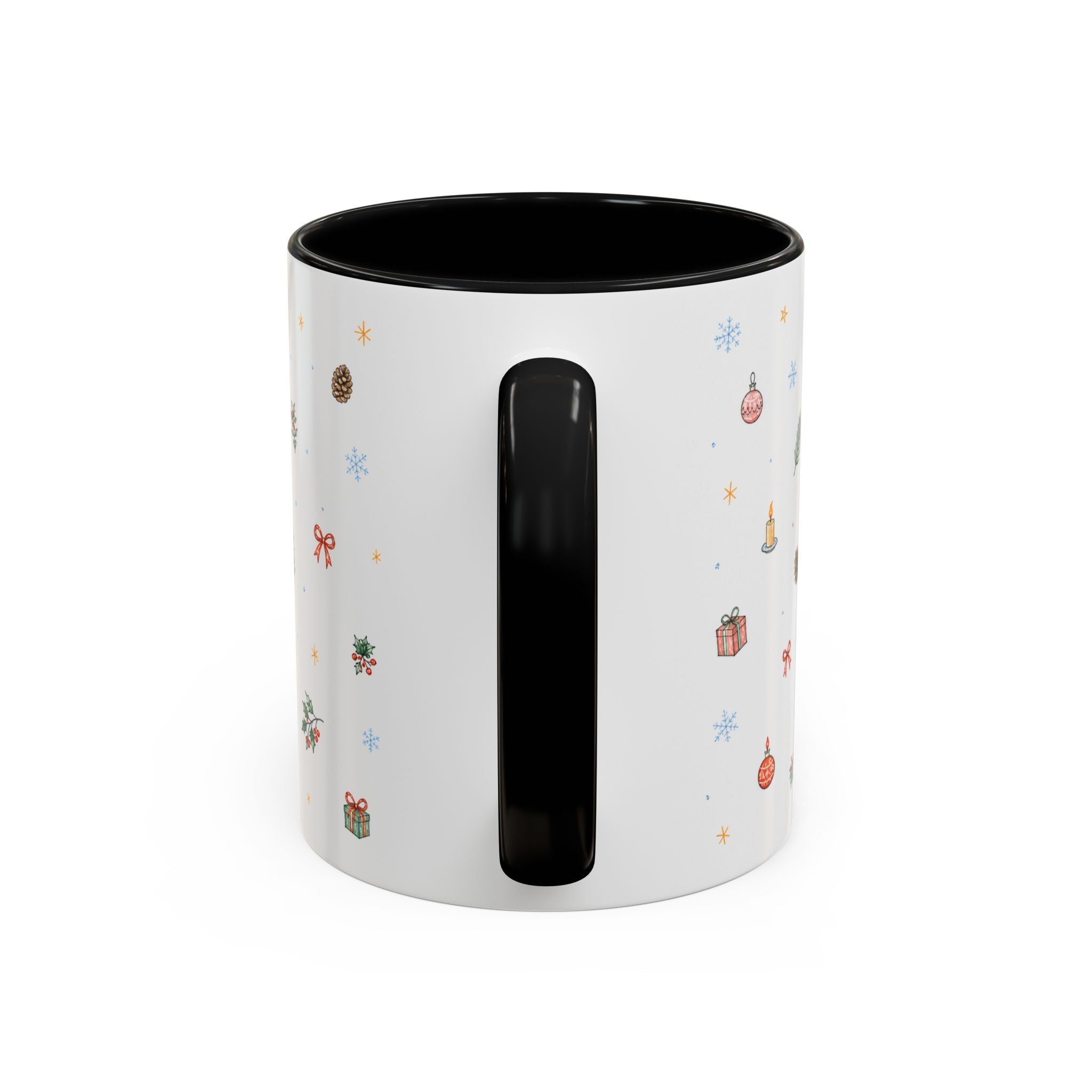 Iguazu Falls Christmas Mug | Watercolor Travel Souvenir | Holiday Gift | Accent Ceramic Coffee Cup 11oz 15oz