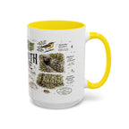 Mammoth Cave National Park Coffee Mug | Kentucky Cave Exploration Hiking Gift | Accent Color Ceramic 11oz 15oz