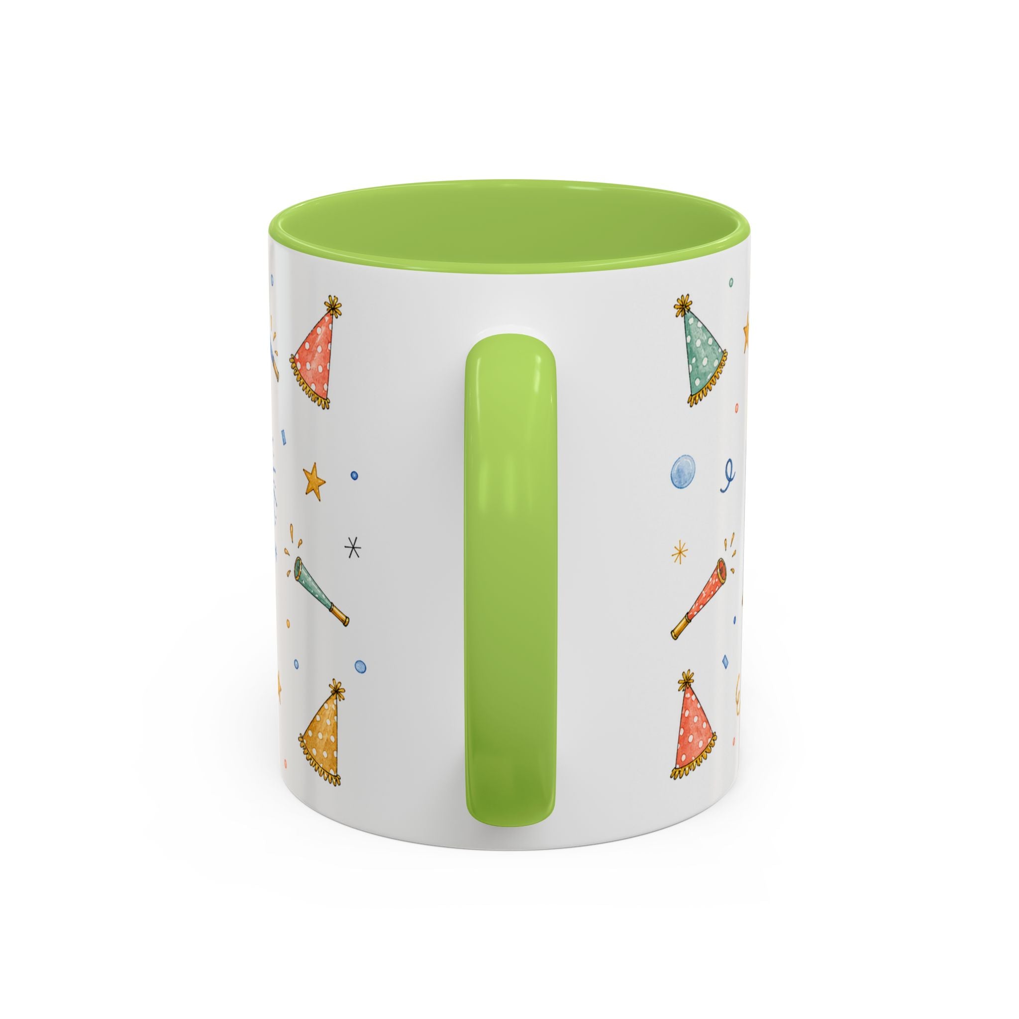 New Year Midnight Mug | Candle Firework Watercolor Party Gift | Accent Cup 11oz 15oz