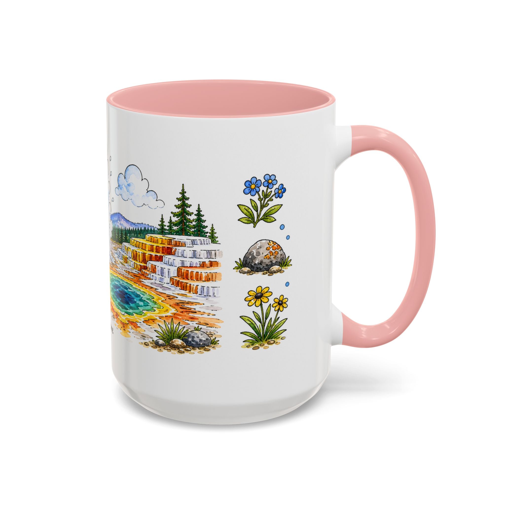 Yellowstone National Park Mug | US Travel Souvenir Accent Coffee Mug | 11oz 15oz Ceramic Cup