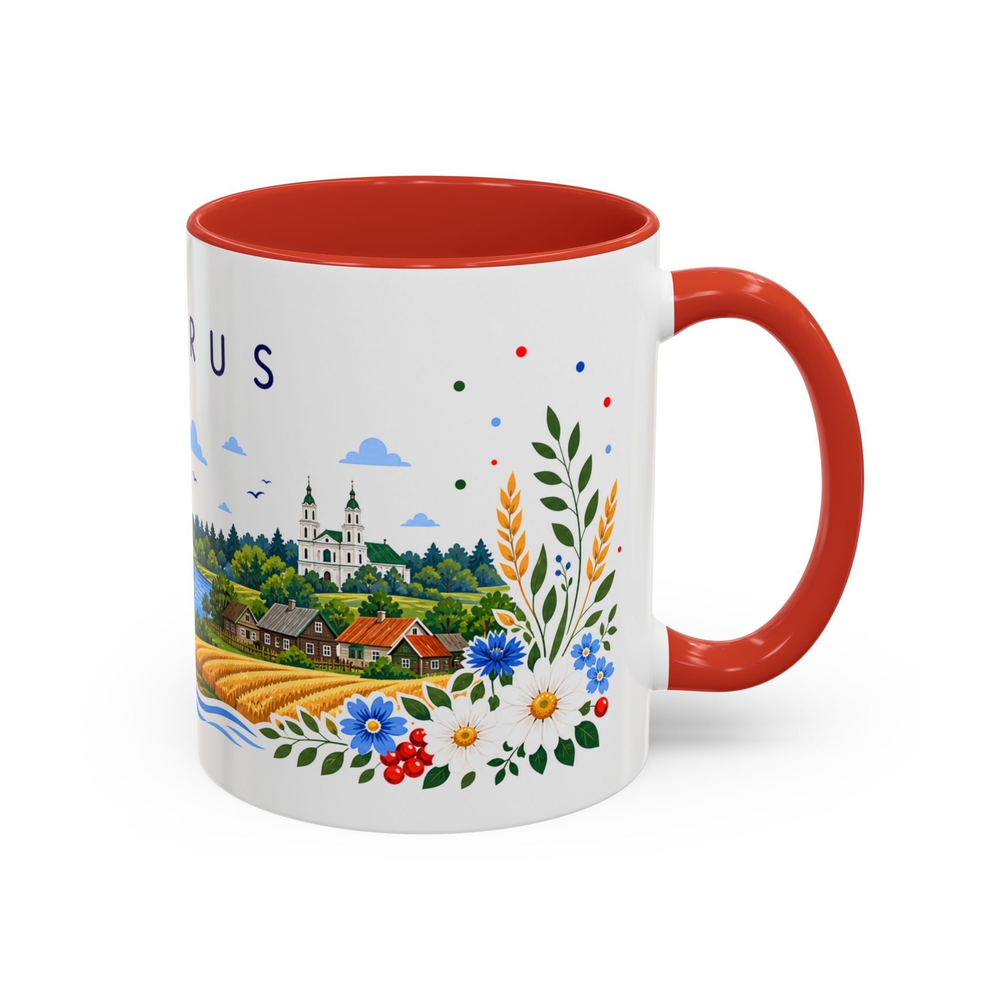 Belarus Coffee Mug | Travel Souvenir Accent Mug | Place Gift Ceramic Cup 11oz 15oz