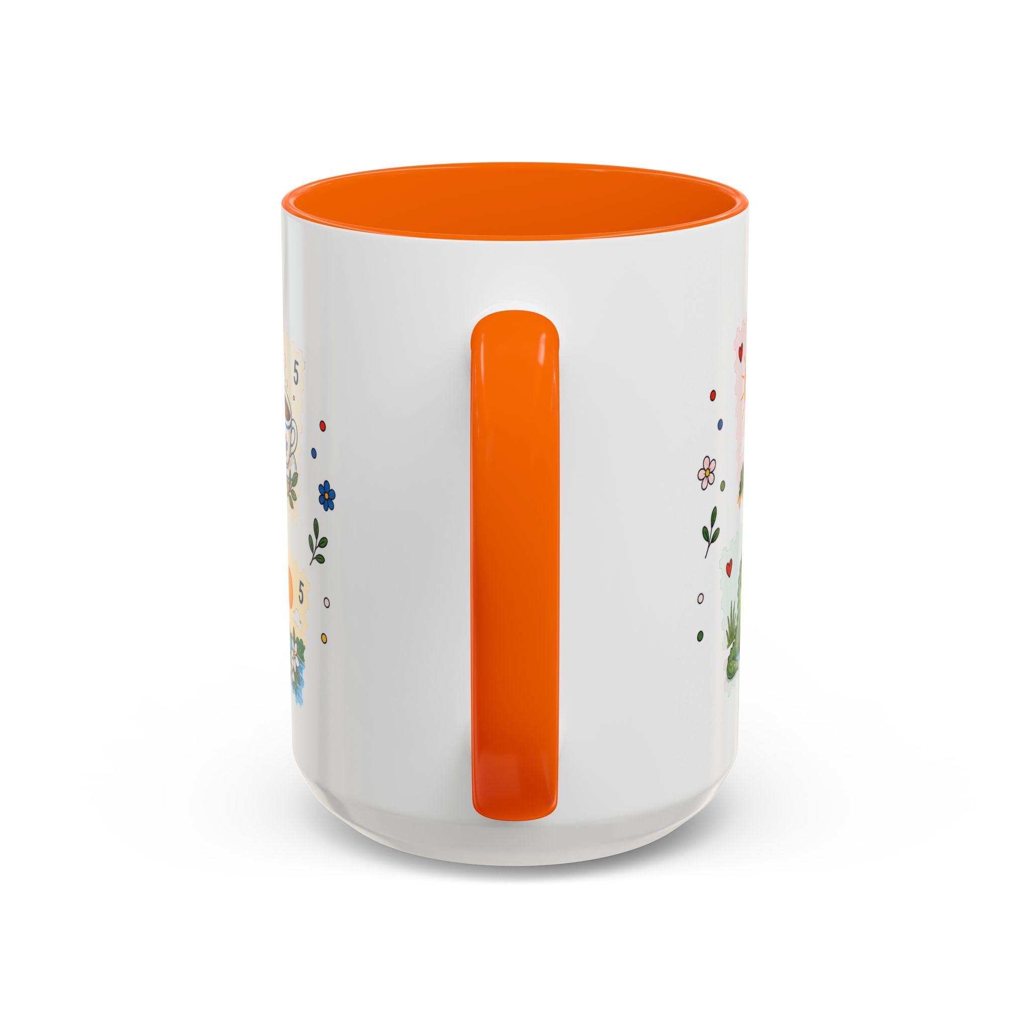 Orlando Coffee Mug | Postage Stamp Collage Mug | Travel Souvenir Accent Cup 11oz 15oz