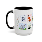 Vienna Coffee Mug | Postage Stamp Collage Mug | Travel Souvenir Accent Cup 11oz 15oz