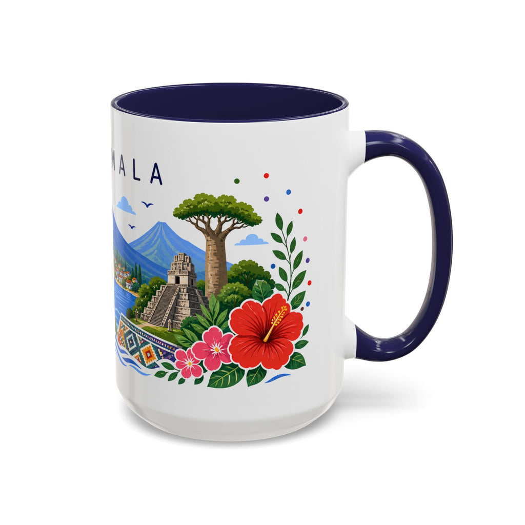 Guatemala Coffee Mug | Travel Souvenir Accent Mug | Place Gift Ceramic Cup 11oz 15oz