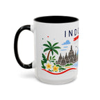 Indonesia Coffee Mug | Travel Souvenir Accent Mug | Country Gift Ceramic Cup 11oz 15oz
