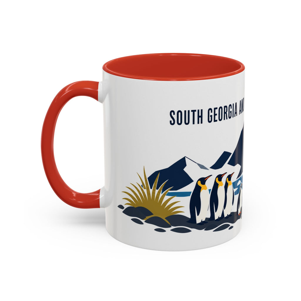 South Georgia and South Sandwich Islands Coffee Mug | Travel Souvenir Accent Mug | Country Gift Ceramic Cup 11oz 15oz
