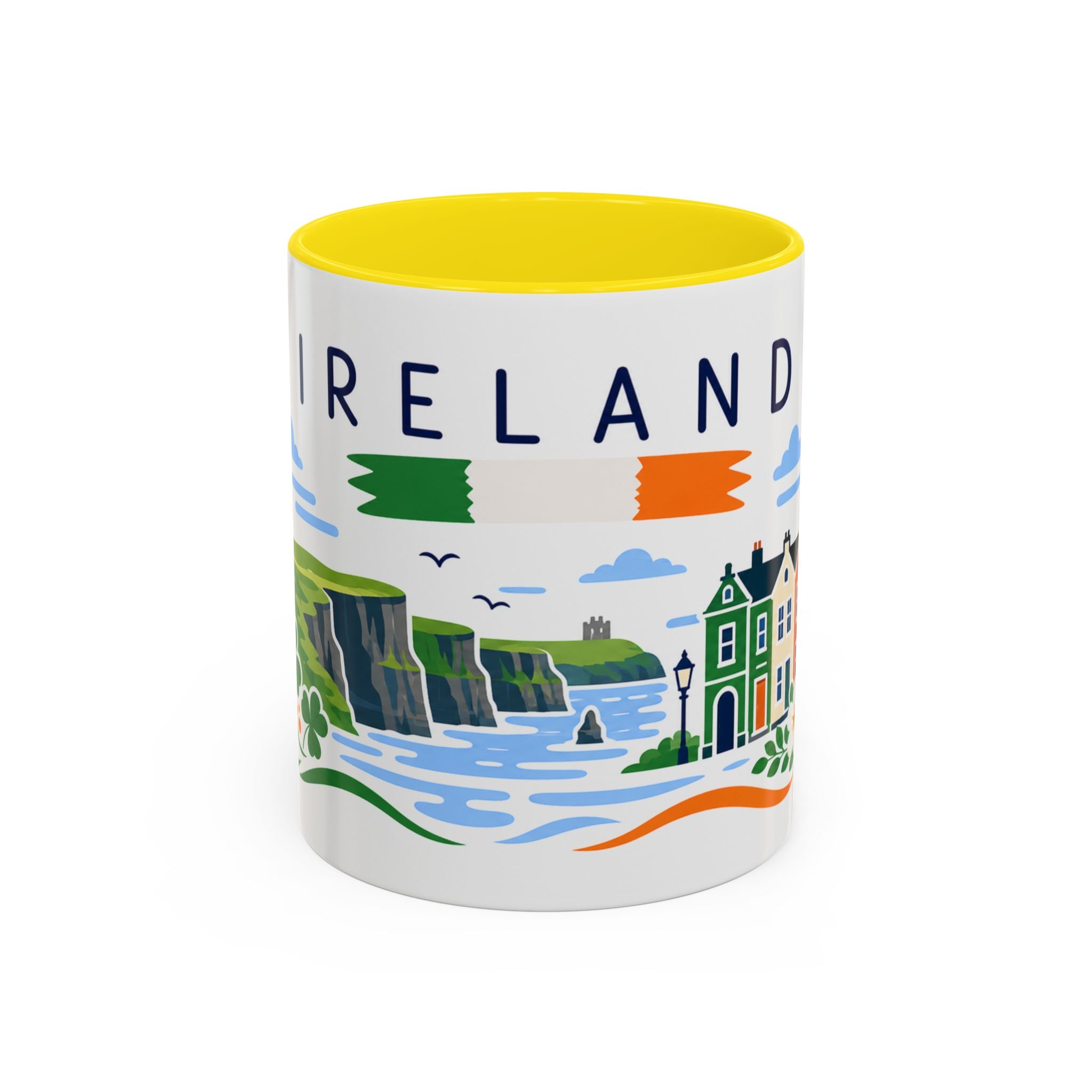 Ireland Coffee Mug | Travel Souvenir Accent Mug | Country Gift Ceramic Cup 11oz 15oz