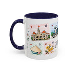Ho Chi Minh City Coffee Mug | Postage Stamp Collage Mug | Travel Souvenir Accent Cup 11oz 15oz