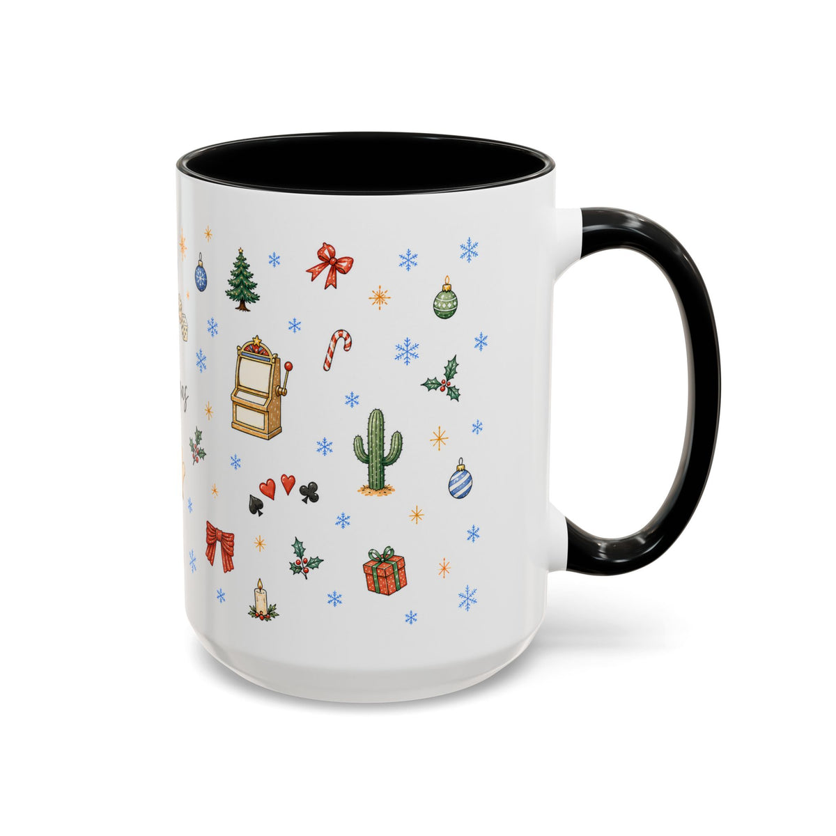 Las Vegas Christmas Mug | Watercolor City Souvenir, Travel Memories (11oz, 15oz)