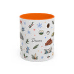 Denver Christmas Mug | Watercolor City Souvenir, Holiday Travel Gift (11oz/15oz)