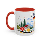 Germany Coffee Mug | Travel Souvenir Accent Mug | Country Gift Ceramic Cup 11oz 15oz