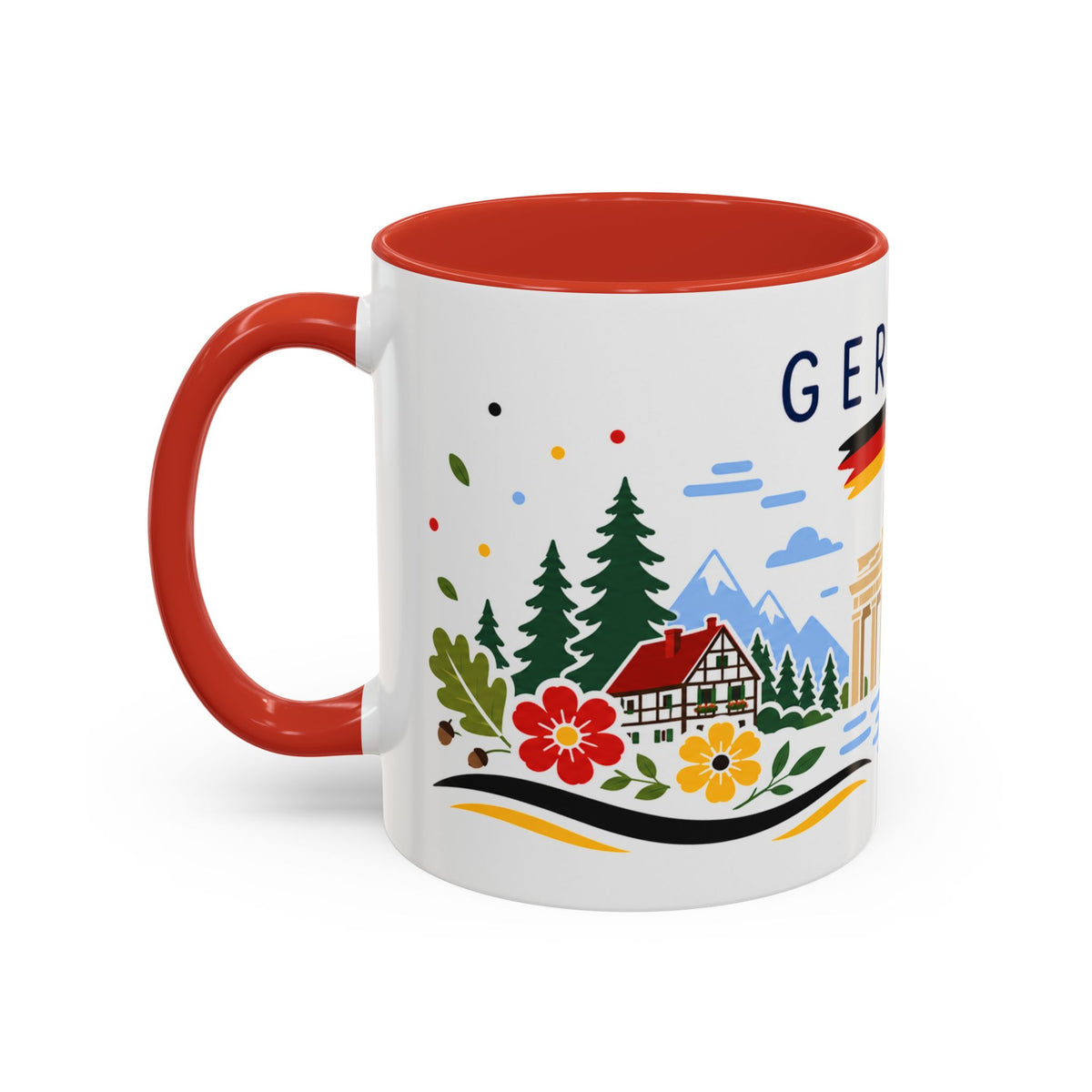 Germany Coffee Mug | Travel Souvenir Accent Mug | Country Gift Ceramic Cup 11oz 15oz