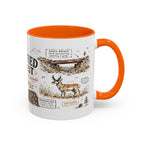 Petrified Forest National Park Coffee Mug | Arizona Painted Desert Fossil Gift | Accent Color Ceramic 11oz 15oz