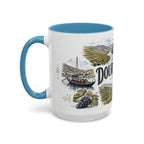 Douro Valley Mug, Portugal Travel Souvenir, Bucket List Gift, Accent Ceramic Coffee Mug 11oz 15oz