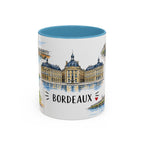 Bordeaux Illustrated Travel Mug | City Souvenir Accent Coffee Mug | 11oz 15oz Ceramic Cup