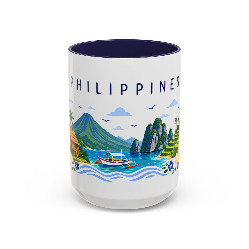 Philippines Coffee Mug | Travel Souvenir Accent Mug | Place Gift Ceramic Cup 11oz 15oz