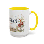 Uzbekistan Home Country Mug | Moving Away Gift | Long Distance Friendship | 11 oz 15 oz Accent Mug