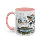 Rotorua Geothermal Mug, New Zealand Travel Souvenir, Bucket List Gift, Accent Ceramic Coffee Mug 11oz 15oz