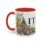 Italy Home Country Mug | Moving Away Gift | Long Distance Friendship | 11 oz 15 oz Accent Mug
