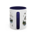 Glacier Bay National Park Coffee Mug | Alaska Wilderness Kayaking Gift | Accent Color Ceramic 11oz 15oz