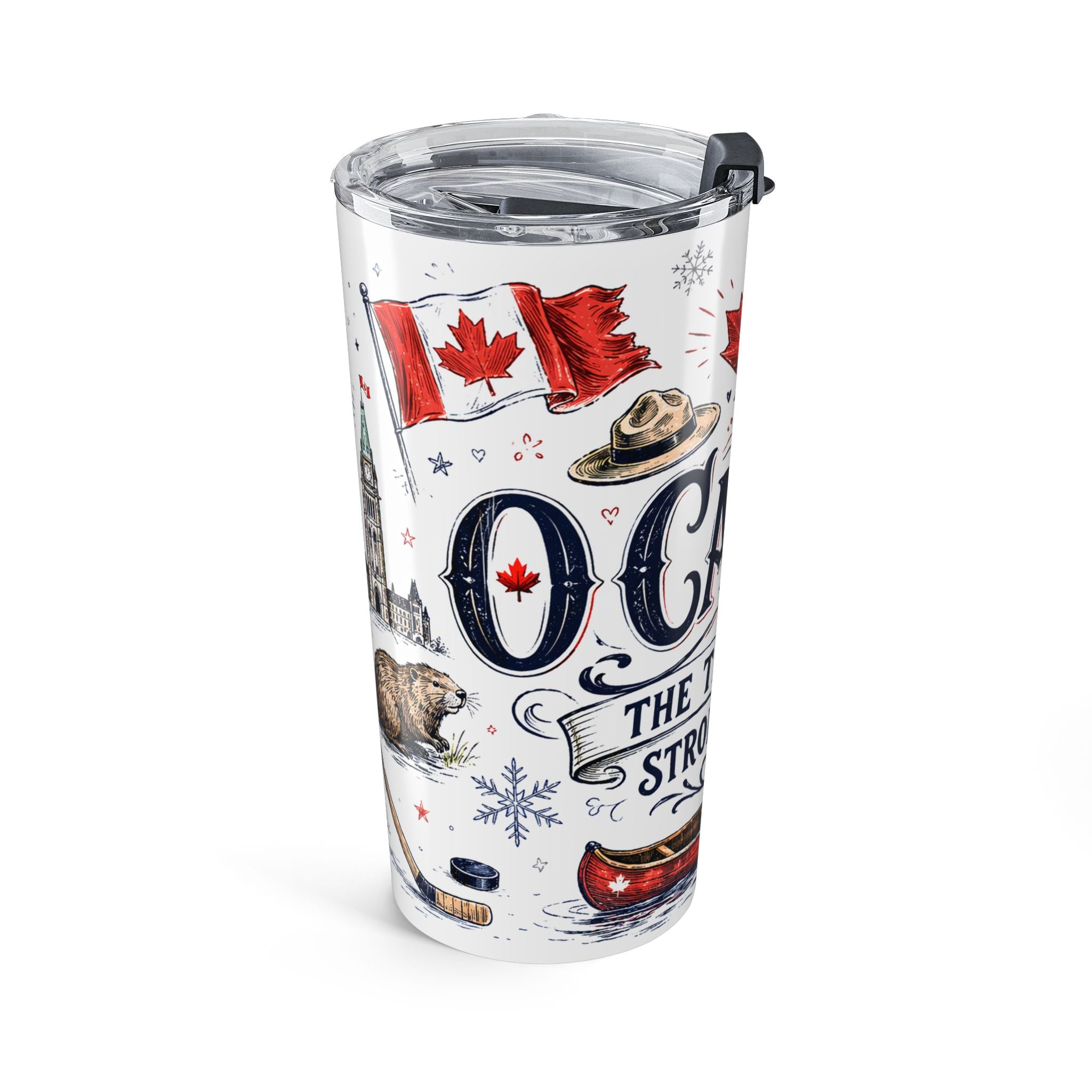 O Canada True North 20oz Tumbler | Canadian Pride Gift | Insulated Stainless Steel Travel Cup