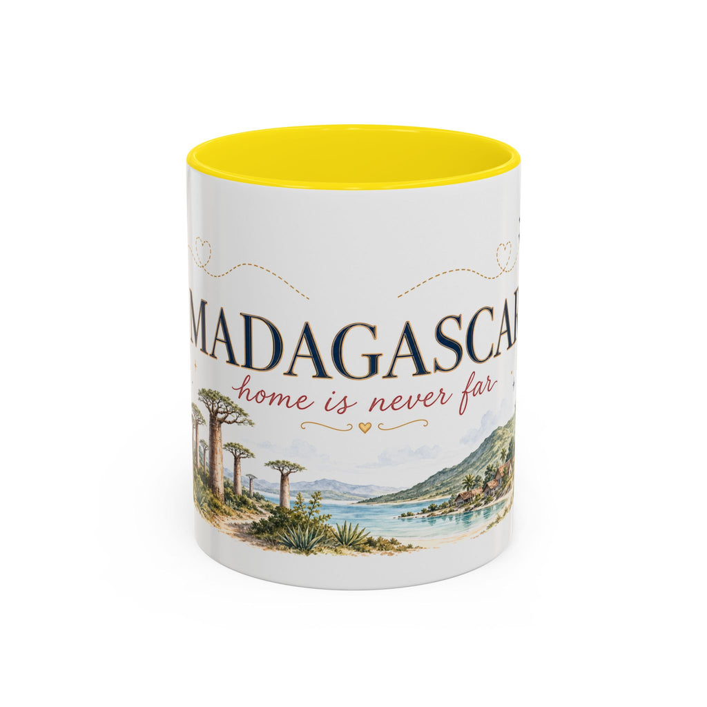 Madagascar Home Country Mug | Moving Away Gift | Long Distance Friendship | 11 oz 15 oz Accent Mug