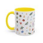 Denali National Park Christmas Mug | Watercolor Travel Souvenir | Holiday Gift | Accent Ceramic Coffee Cup 11oz 15oz