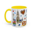 Munich Travel Mug | European City Souvenir Accent Coffee Mug | 11oz 15oz Ceramic Cup