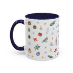 Denali National Park Christmas Mug | Watercolor Travel Souvenir | Holiday Gift | Accent Ceramic Coffee Cup 11oz 15oz