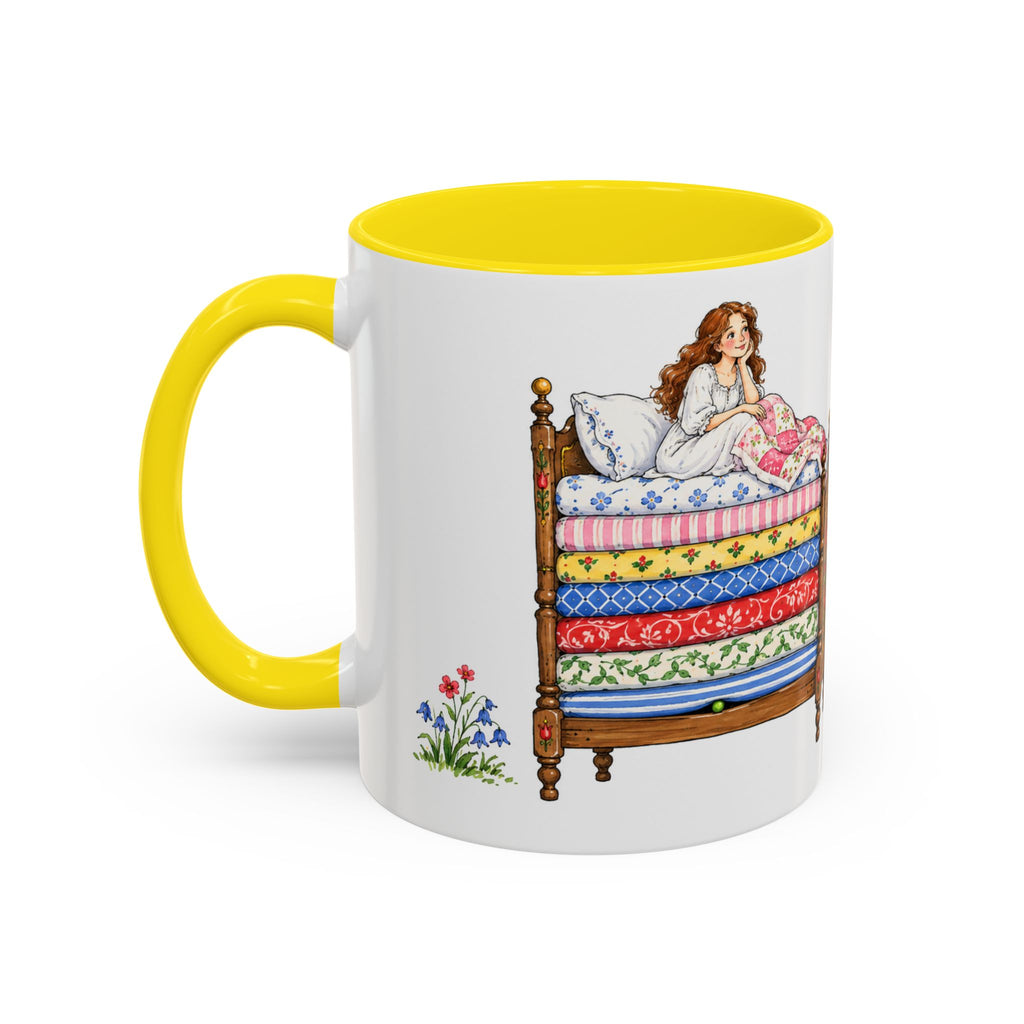 The Princess and the Pea Mug | Storybook Fairy Tale Accent Coffee Mug | EveryLegend