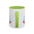 Mont Saint Michel Coffee Mug | Travel Destination Souvenir Gift | Accent Color Ceramic 11oz 15oz