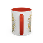 Nebraska State Mug | Moving Away, Long Distance Friendship Gift | Botanical Landscape Accent Mug