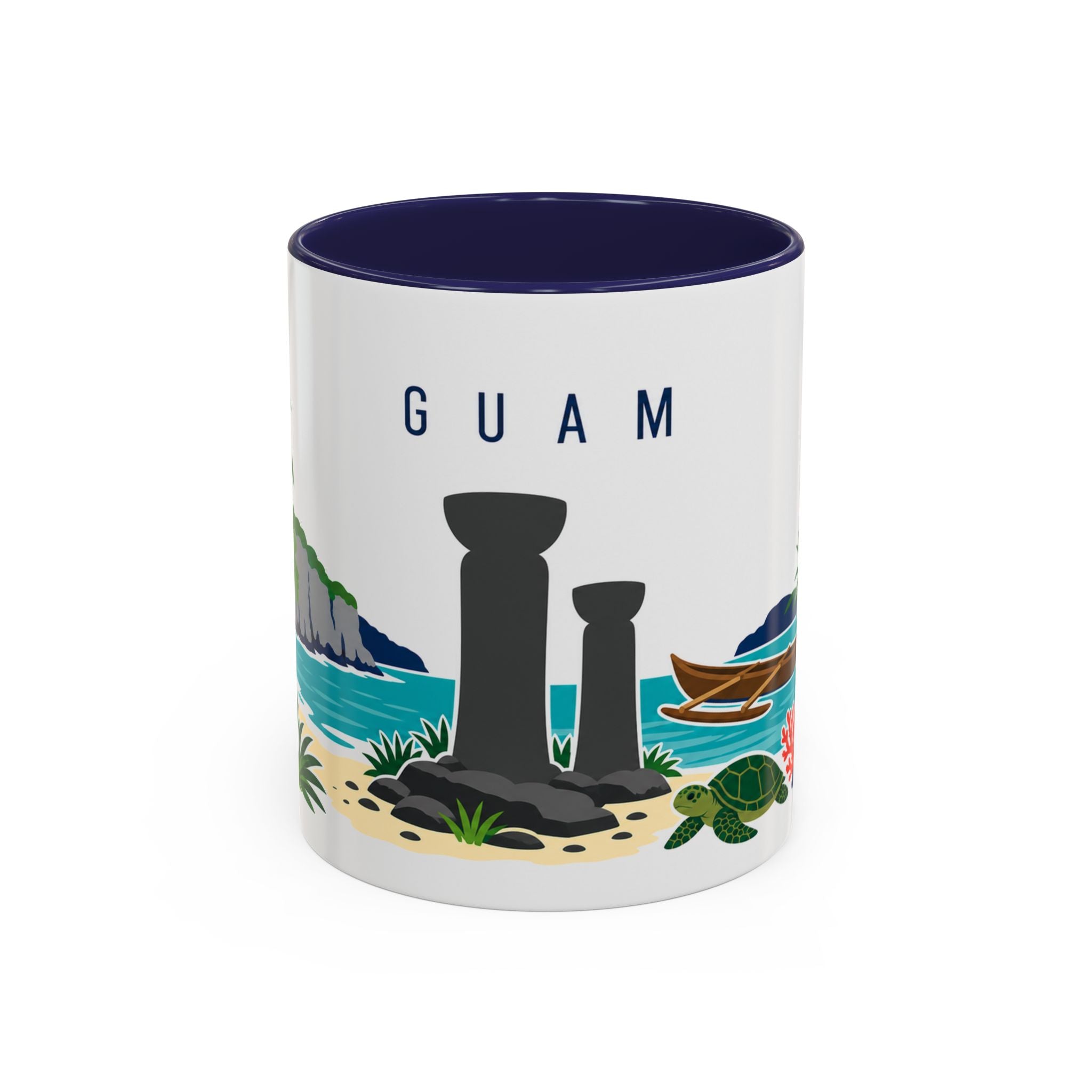 Guam Coffee Mug | Travel Souvenir Accent Mug | Country Gift Ceramic Cup 11oz 15oz